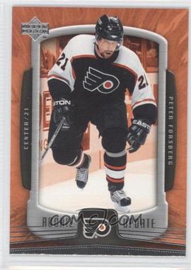 2005-06 Upper Deck Rookie Update - [Base] #70 - Peter Forsberg