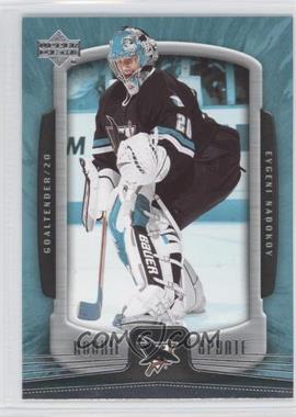 2005-06 Upper Deck Rookie Update - [Base] #83 - Evgeni Nabokov