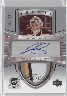 2005-06 Upper Deck The Cup - [Base] #127 - Auto Rookie Patch - Jordan Sigalet /199