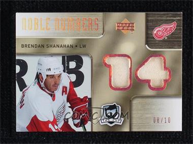 2005-06 Upper Deck The Cup - Dual-Sided Noble Numbers #DNN-SR - Brendan Shanahan, Luc Robitaille /10