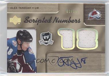 2005-06 Upper Deck The Cup - Dual-Sided Scripted Numbers #DSN-CO - Alex Tanguay, Milan Hejduk /10