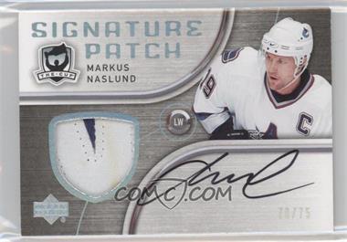 2005-06 Upper Deck The Cup - Signature Patches #SP-MN - Markus Naslund /75