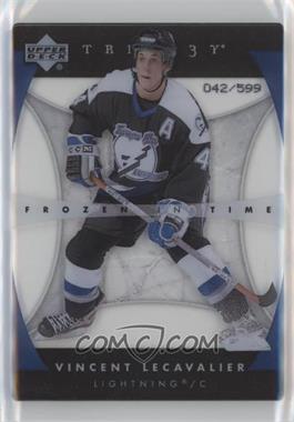 2005-06 Upper Deck Trilogy - [Base] #127 - Frozen In Time - Vincent Lecavalier /599