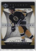 Frozen In Time - Patrice Bergeron #/599