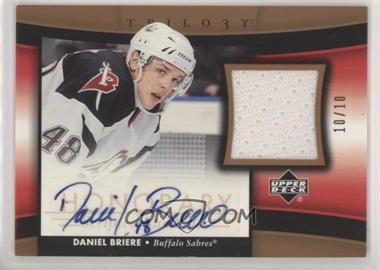 2005-06 Upper Deck Trilogy - Honorary Swatches - Scripted #HSS-DB - Daniel Briere /10