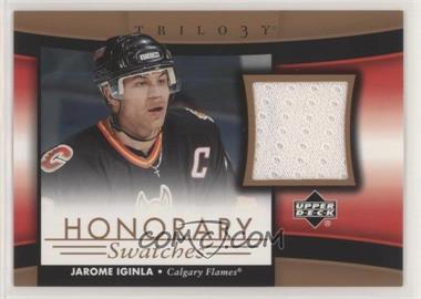 2005-06 Upper Deck Trilogy - Honorary Swatches #HS-JI - Jarome Iginla