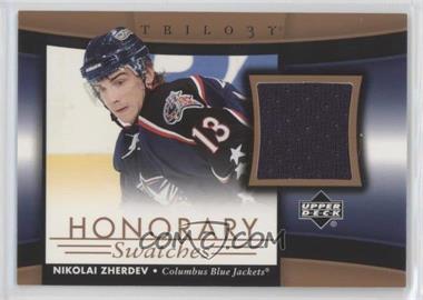 2005-06 Upper Deck Trilogy - Honorary Swatches #HS-NZ - Nikolai Zherdev