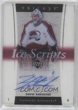 2005-06 Upper Deck Trilogy - Ice Scripts #IS-DA - David Aebischer