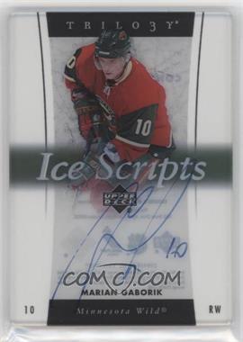 2005-06 Upper Deck Trilogy - Ice Scripts #IS-MG - Marian Gaborik