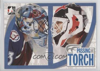 2005 In the Game Passing the Torch - [Base] #01 - Checklist - Patrick Roy, Martin Brodeur