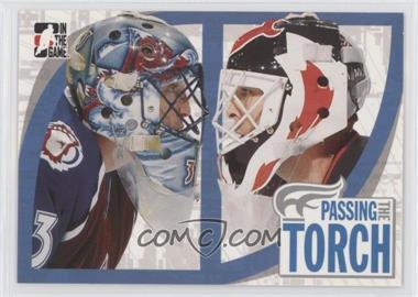 2005 In the Game Passing the Torch - [Base] #01 - Checklist - Patrick Roy, Martin Brodeur