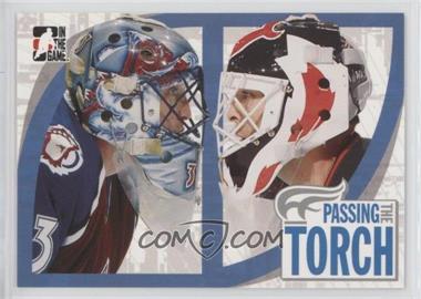 2005 In the Game Passing the Torch - [Base] #01 - Checklist - Patrick Roy, Martin Brodeur