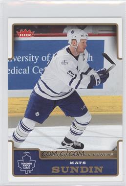 2006-07 Fleer - [Base] - Jumbo #179 - Mats Sundin