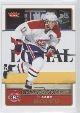 2006-07 Fleer - [Base] - Tiffany #103 - Saku Koivu