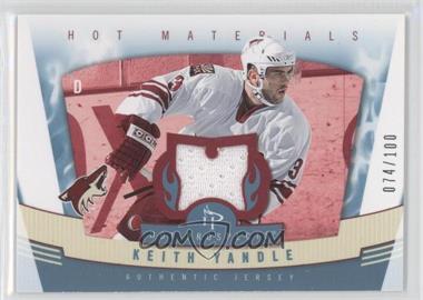 2006-07 Fleer Hot Prospects - Hot Materials - Red Hot #HM-KY - Keith Yandle /100