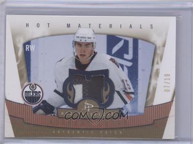 2006-07 Fleer Hot Prospects - Hot Materials - White Hot #HM-LU - Joffrey Lupul /10