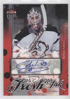 2006-07 Fleer Ultra - Fresh Ink #I-MB - Martin Biron