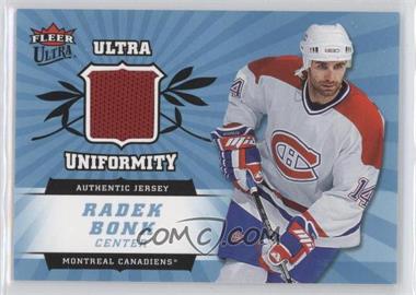 2006-07 Fleer Ultra - Uniformity #U-RB - Radek Bonk