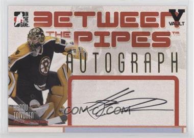 2006-07 In the Game Between the Pipes - Autographs - ITG Vault Black #A-HT - Hannu Toivonen