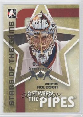 2006-07 In the Game Between the Pipes - [Base] - Spring Expo #62 - Stars of the Game - Dwayne Roloson /10