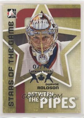 2006-07 In the Game Between the Pipes - [Base] - Spring Expo #62 - Stars of the Game - Dwayne Roloson /10