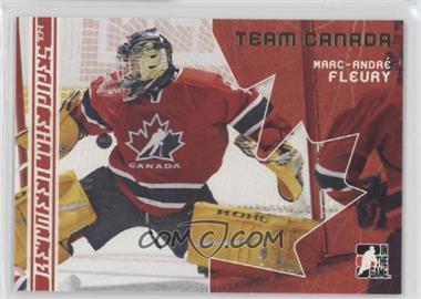 2006-07 In the Game Between the Pipes - [Base] #120 - Team Canada - Marc-Andre Fleury
