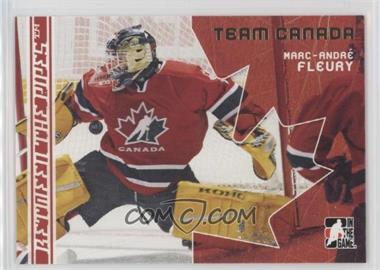 2006-07 In the Game Between the Pipes - [Base] #120 - Team Canada - Marc-Andre Fleury