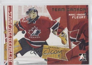 2006-07 In the Game Between the Pipes - [Base] #120 - Team Canada - Marc-Andre Fleury