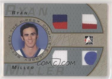 2006-07 In the Game Between the Pipes - Complete Jersey - Gold #CJ-15 - Ryan Miller /1