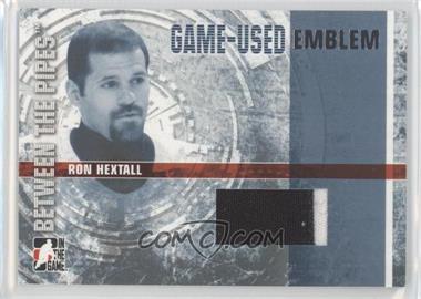 2006-07 In the Game Between the Pipes - Game-Used Emblem - Silver #GUE-08 - Ron Hextall