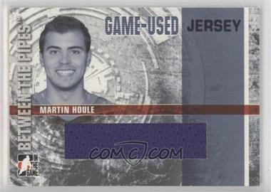 2006-07 In the Game Between the Pipes - Game-Used Jersey - Silver #GUJ-38 - Martin Houle