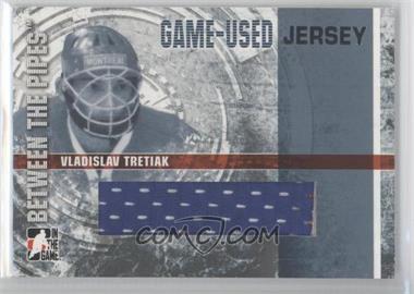 2006-07 In the Game Between the Pipes - Game-Used Jersey - Silver #GUJ-40 - Vladislav Tretiak