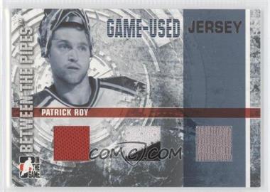 2006-07 In the Game Between the Pipes - Game-Used Jersey - Silver #GUJ-66 - Patrick Roy