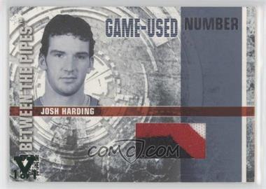 2006-07 In the Game Between the Pipes - Game-Used Number - Silver ITG Vault Emerald #GUN-37 - Josh Harding /1