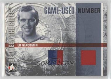 2006-07 In the Game Between the Pipes - Game-Used Number - Silver #GUN-52 - Ed Giacomin /10