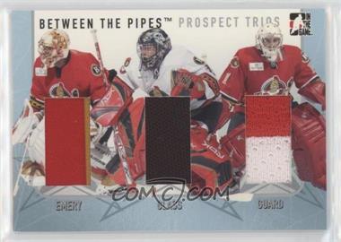 2006-07 In the Game Between the Pipes - Prospect Trios - Silver #PT-03 - Ray Emery, Jeff Glass, Kelly Guard