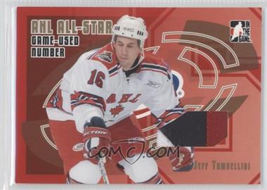 2006-07 In the Game Heroes and Prospects - AHL All-Star Game-Used - Gold Number #AN-01 - Jeff Tambellini /10