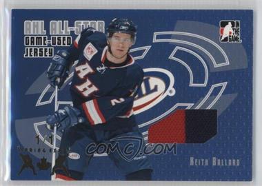 2006-07 In the Game Heroes and Prospects - AHL All-Star Game-Used - Silver Jersey Spring Expo #AJ-08 - Keith Ballard /1
