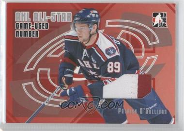 2006-07 In the Game Heroes and Prospects - AHL All-Star Game-Used - Silver Number #AN-06 - Patrick O'Sullivan /30