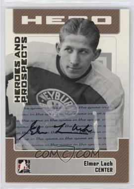 2006-07 In the Game Heroes and Prospects - Autographs #A-EL - Elmer Lach
