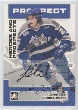 2006-07 In the Game Heroes and Prospects - Autographs #A-JAS - Jared Staal