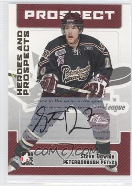 2006-07 In the Game Heroes and Prospects - Autographs #A-SD1 - Steve Downie