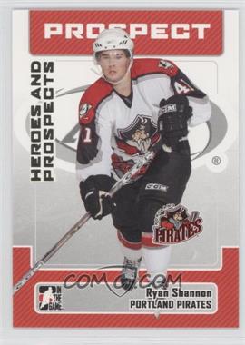 2006-07 In the Game Heroes and Prospects - [Base] #79 - Ryan Shannon