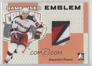 2006-07 In the Game Heroes and Prospects - Game-Used - Emblems #GUE-27 - Alexandre Picard