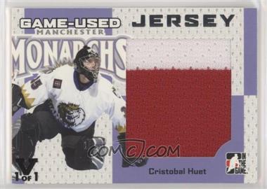 2006-07 In the Game Heroes and Prospects - Game-Used - Jersey ITG Vault Black #GUJ-59 - Cristobal Huet /1
