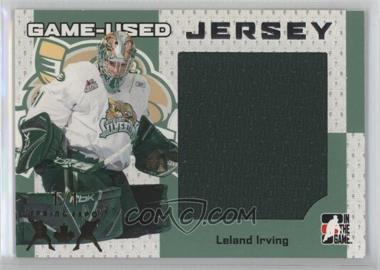 2006-07 In the Game Heroes and Prospects - Game-Used - Jersey Spring Expo #GUJ-38 - Leland Irving /1