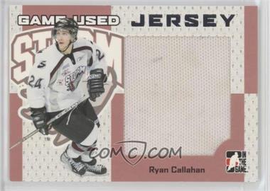 2006-07 In the Game Heroes and Prospects - Game-Used - Jersey #GUJ-32 - Ryan Callahan