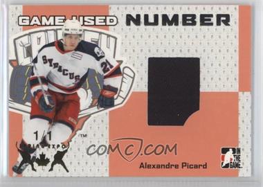 2006-07 In the Game Heroes and Prospects - Game-Used - Number Spring Expo #GUN-27 - Alexandre Picard /1