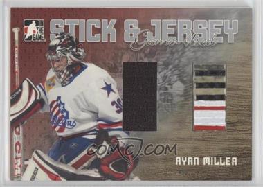 2006-07 In the Game Heroes and Prospects - Stick & Jersey - Silver #SJ-09 - Ryan Miller /100