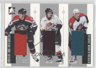 2006-07 In the Game Heroes and Prospects - Triple Memorabilia - Silver #TM-07 - Corey Perry, Bobby Ryan, Ryan Getzlaf /50